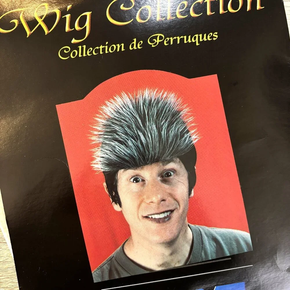 80’s Punk Spike Wig Male Hard Rock NWT NOS